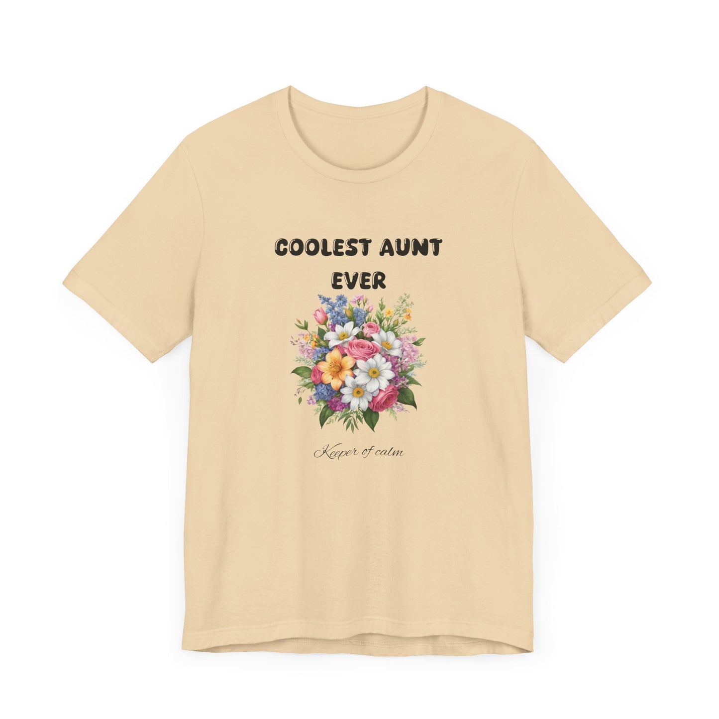 Coolest Aunt Ever Floral Tee