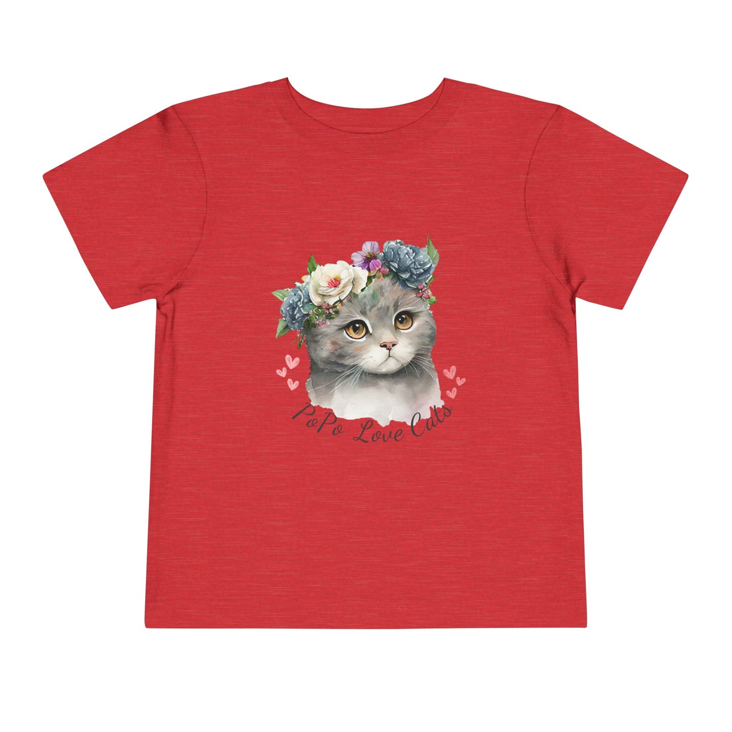 Cute Cat Toddler Tee
