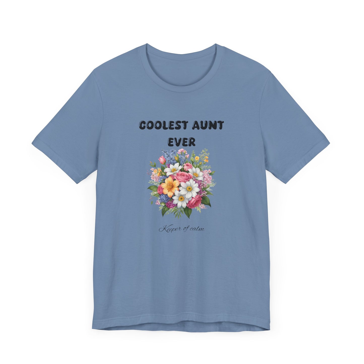Coolest Aunt Ever Floral Tee