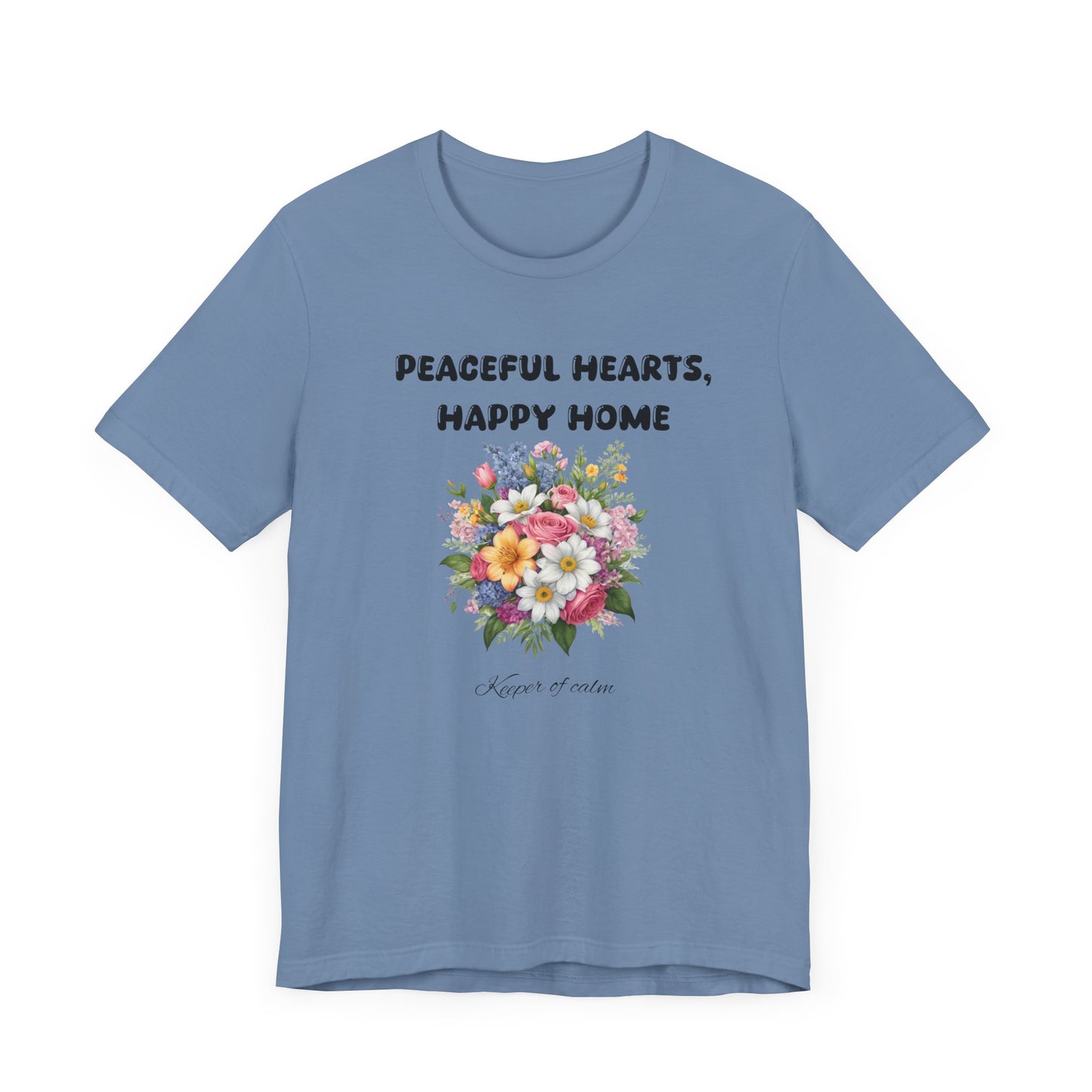 Floral Peaceful Hearts Tee