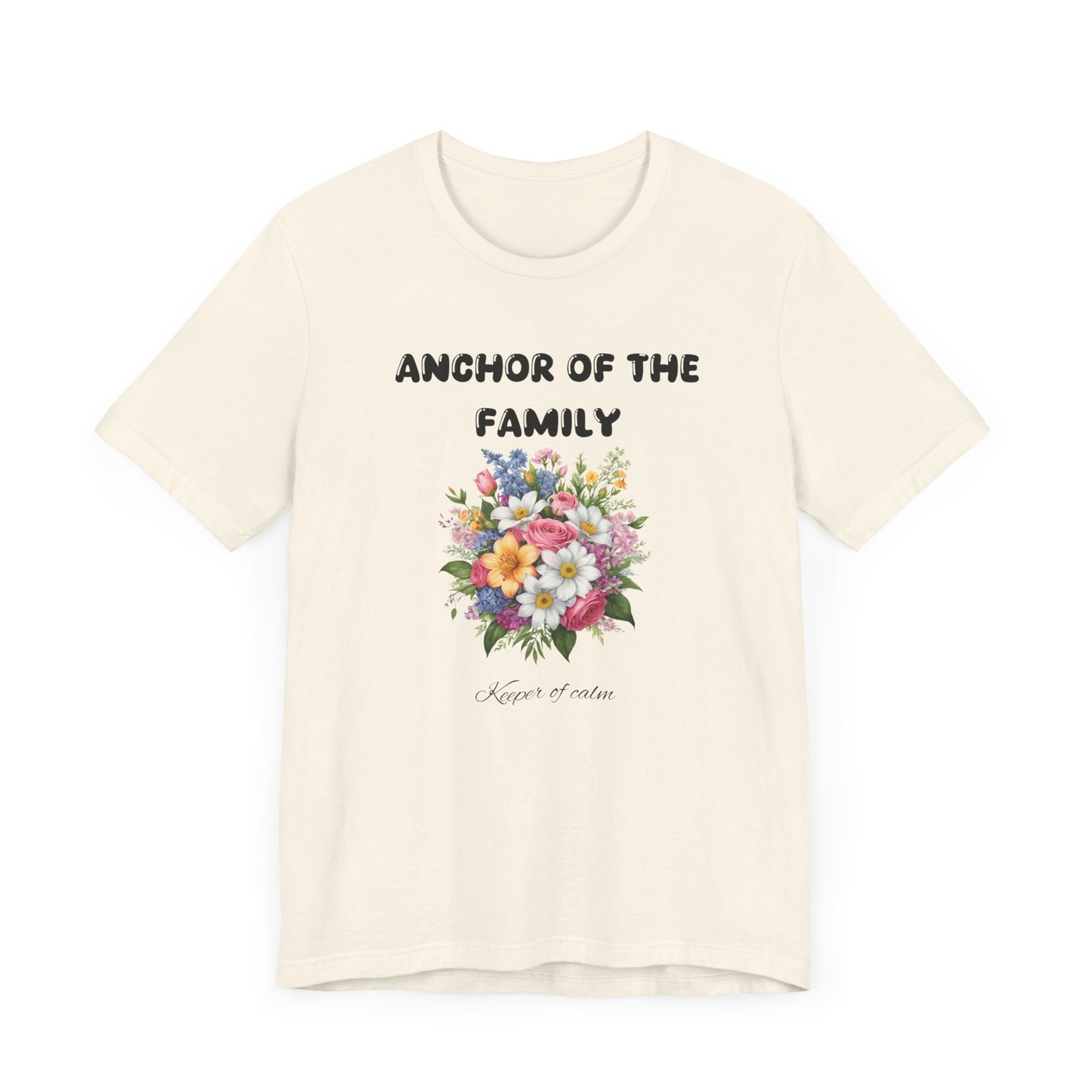 Anchor of the Family Floral Tee
