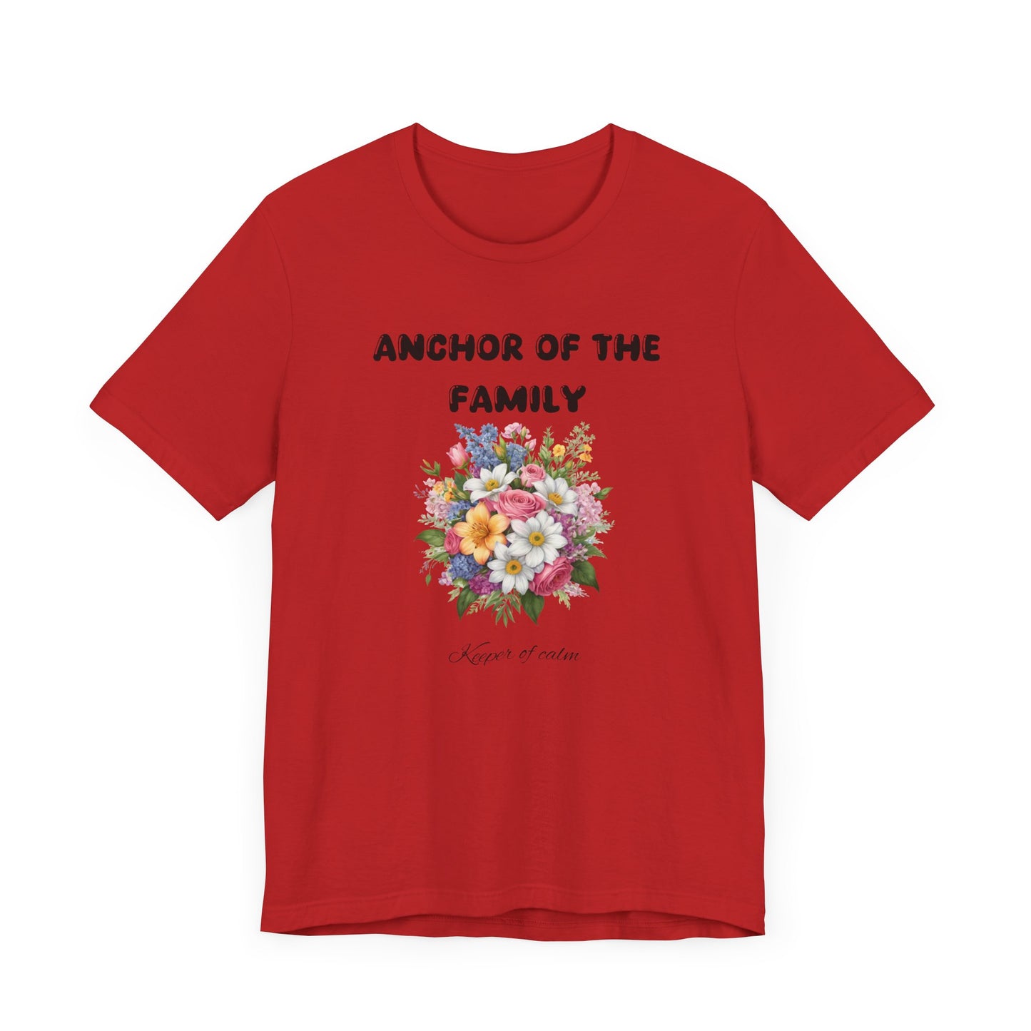 Anchor of the Family Floral Tee