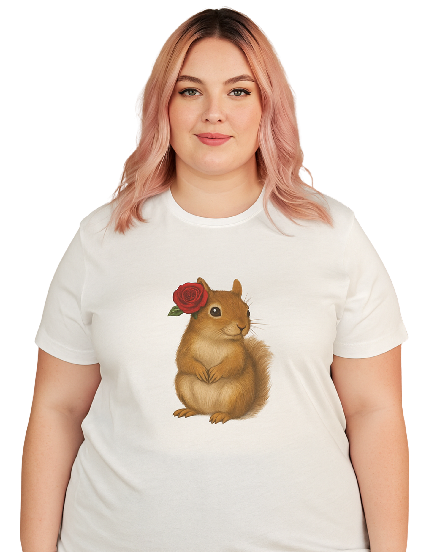 “Rose Squirrel” Tee
