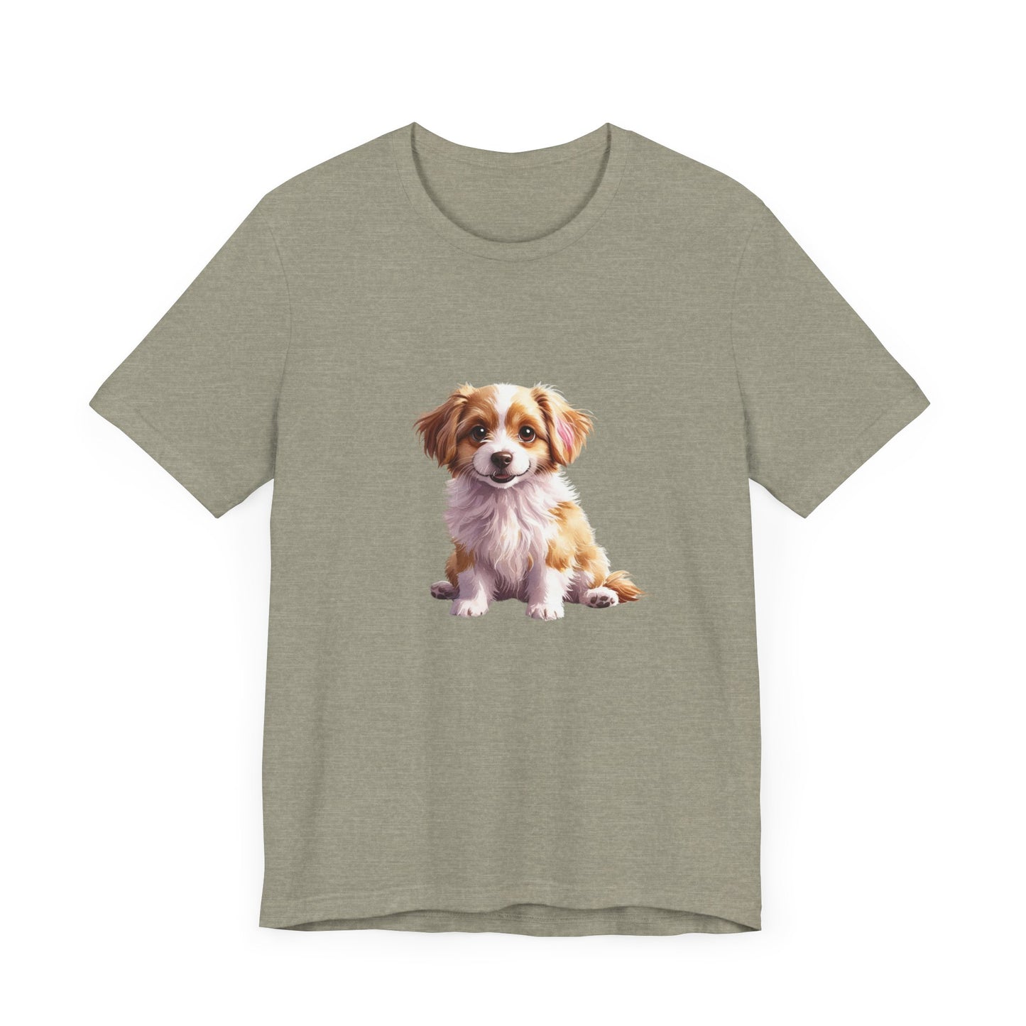 Cute Puppy Graphic Jersey Tee