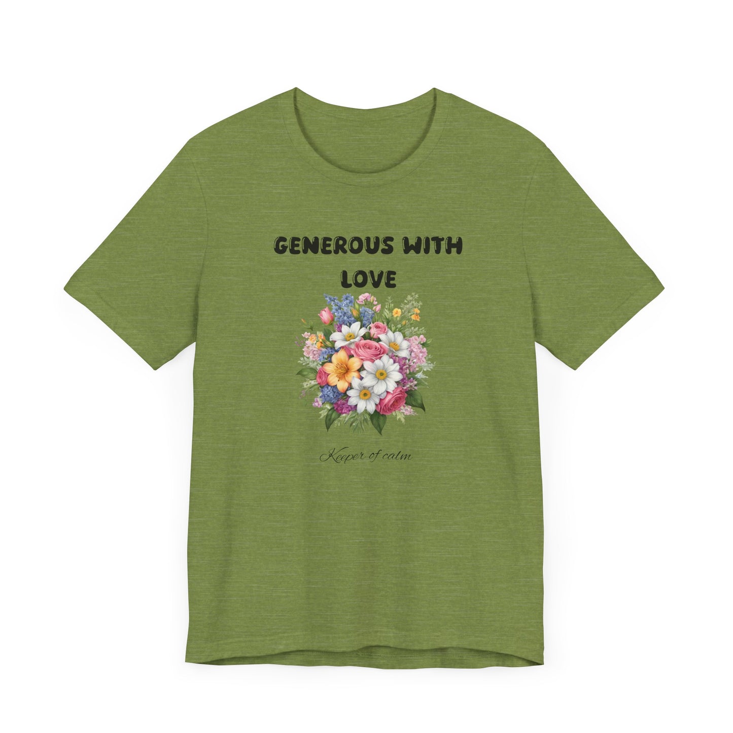 Generous with Love Floral Tee