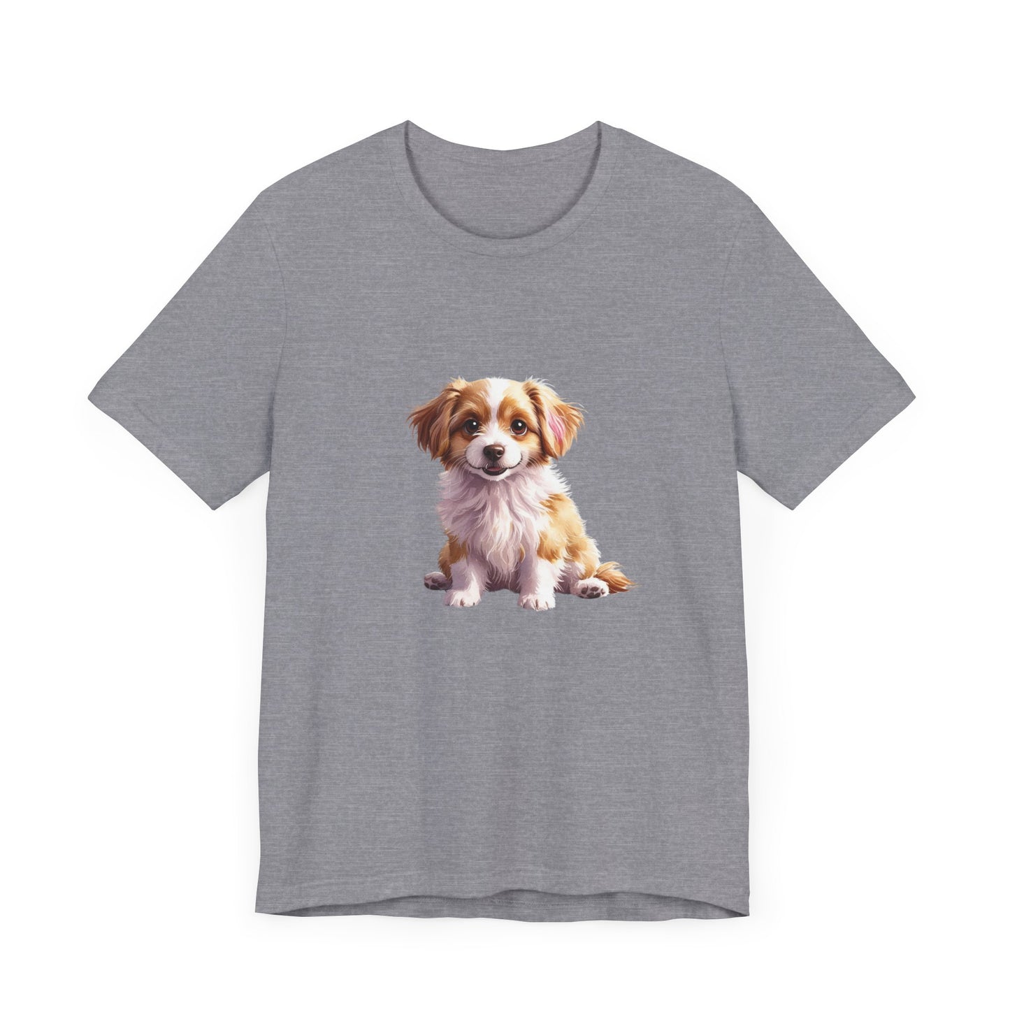 Cute Puppy Graphic Jersey Tee