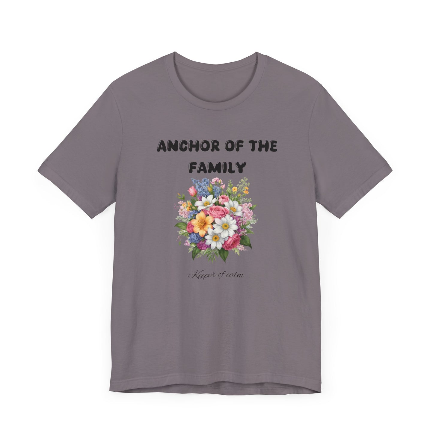 Anchor of the Family Floral Tee