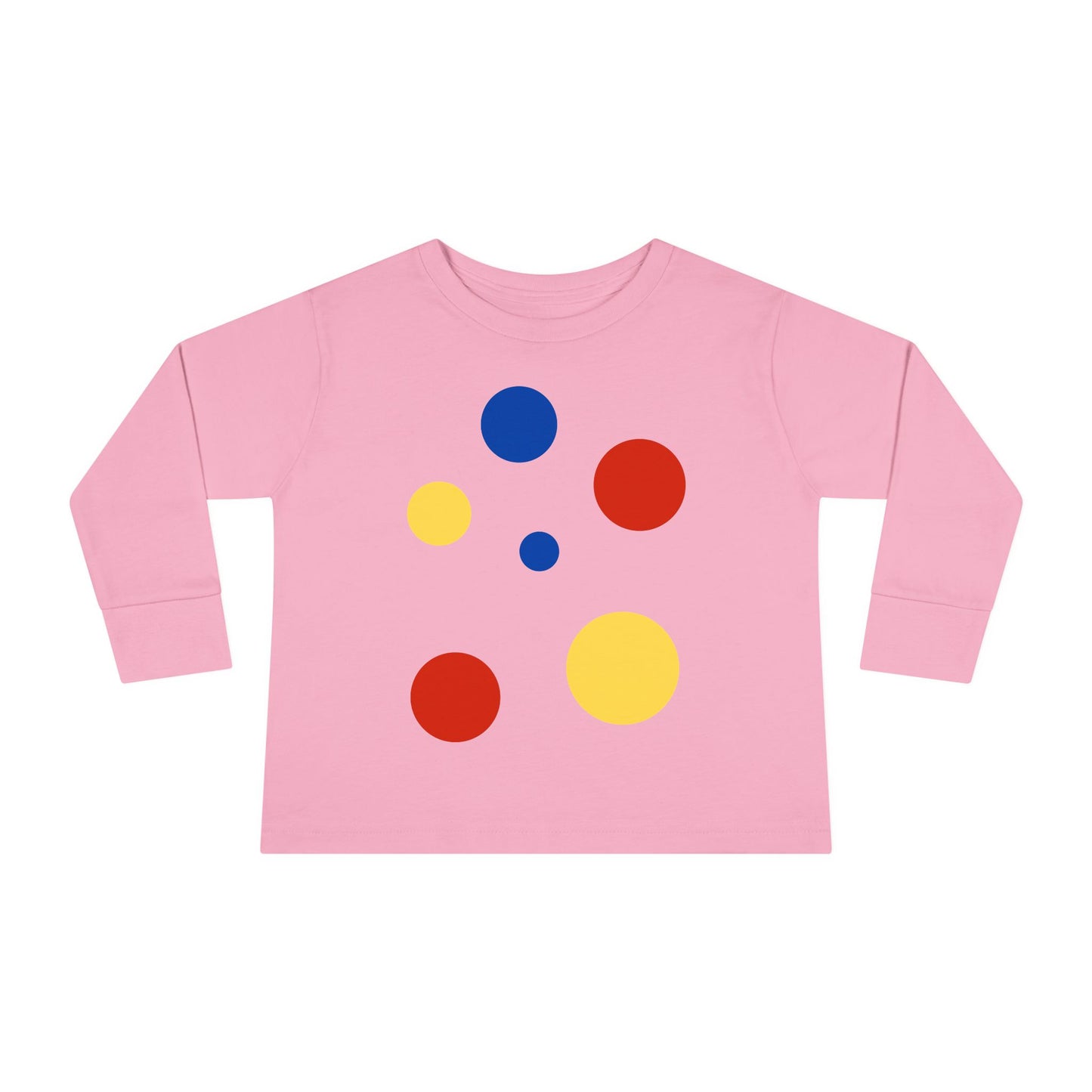 Colorful Polka Dot Toddler Long Sleeve Tee