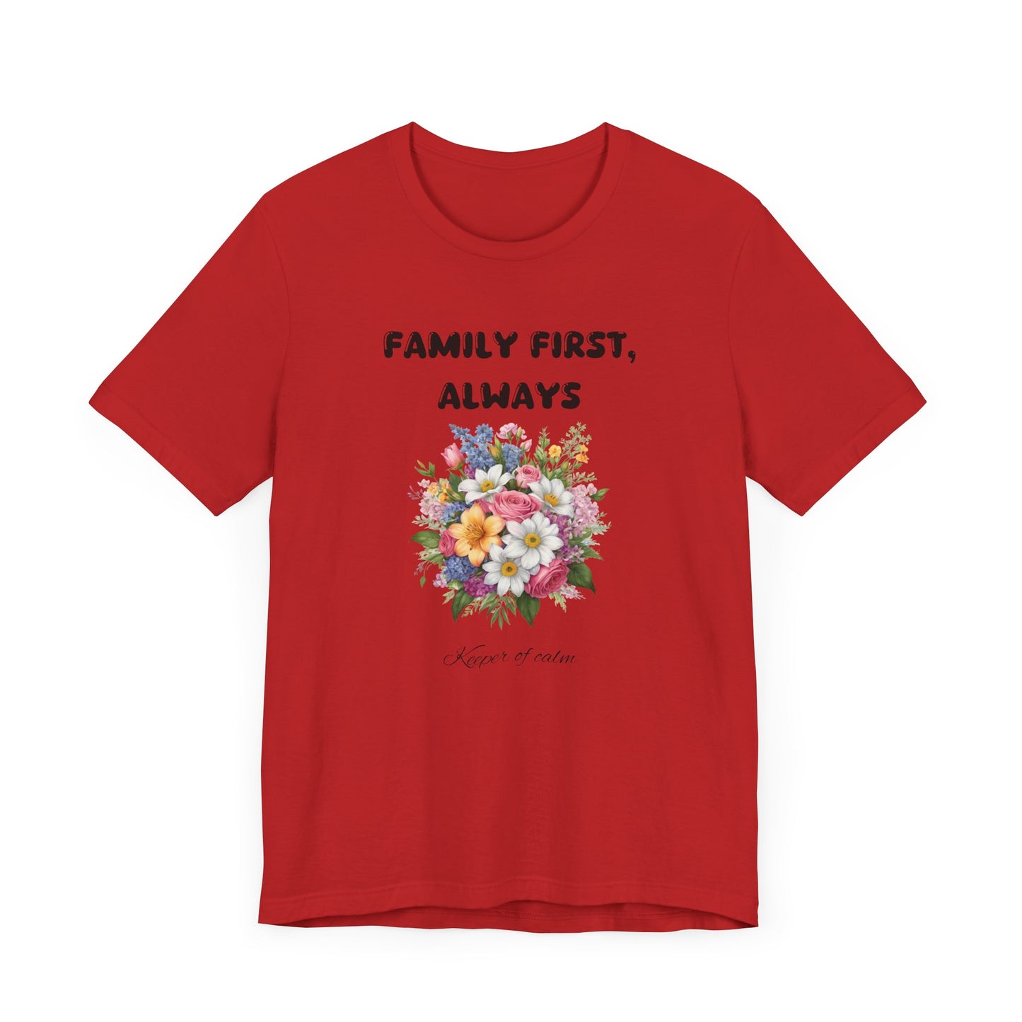 Family First Always Floral Tee