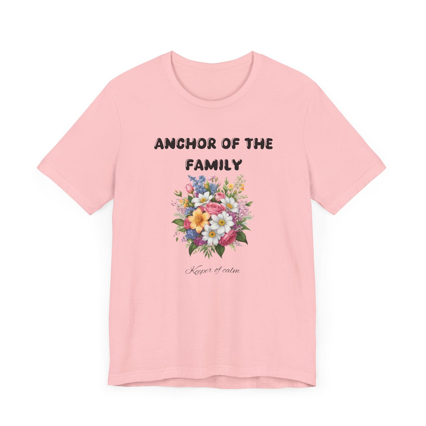 Anchor of the Family Floral Tee