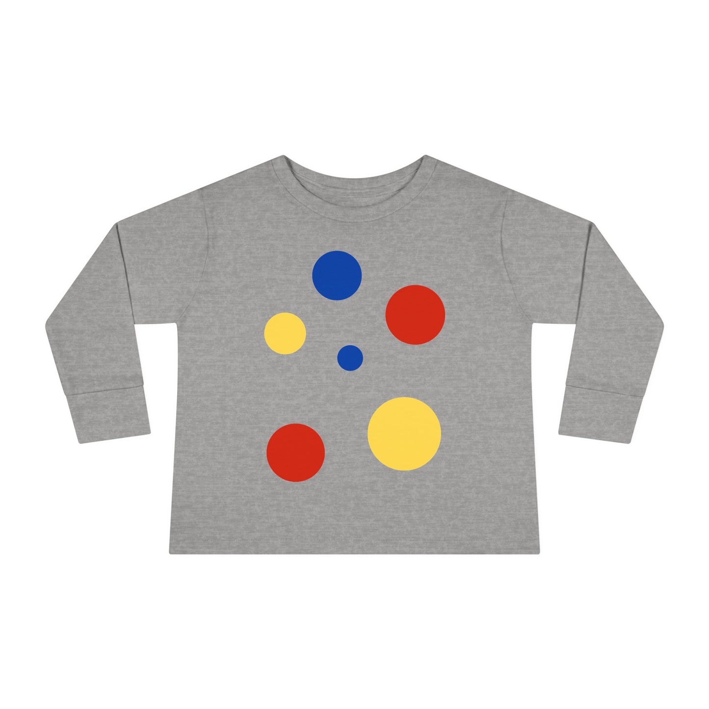Colorful Polka Dot Toddler Long Sleeve Tee