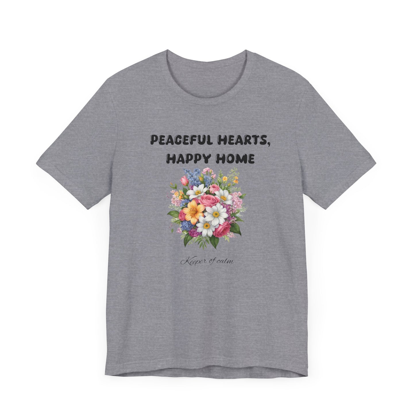 Floral Peaceful Hearts Tee