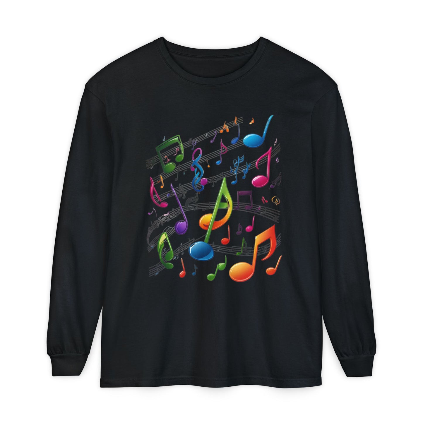 Fun Music Notes 1- Long Sleeve T-Shirt