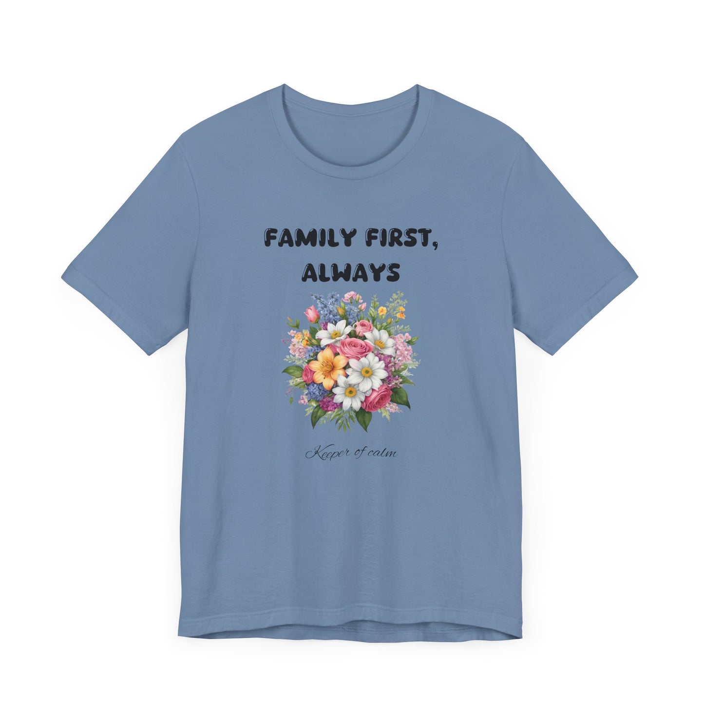 Family First Always Floral Tee
