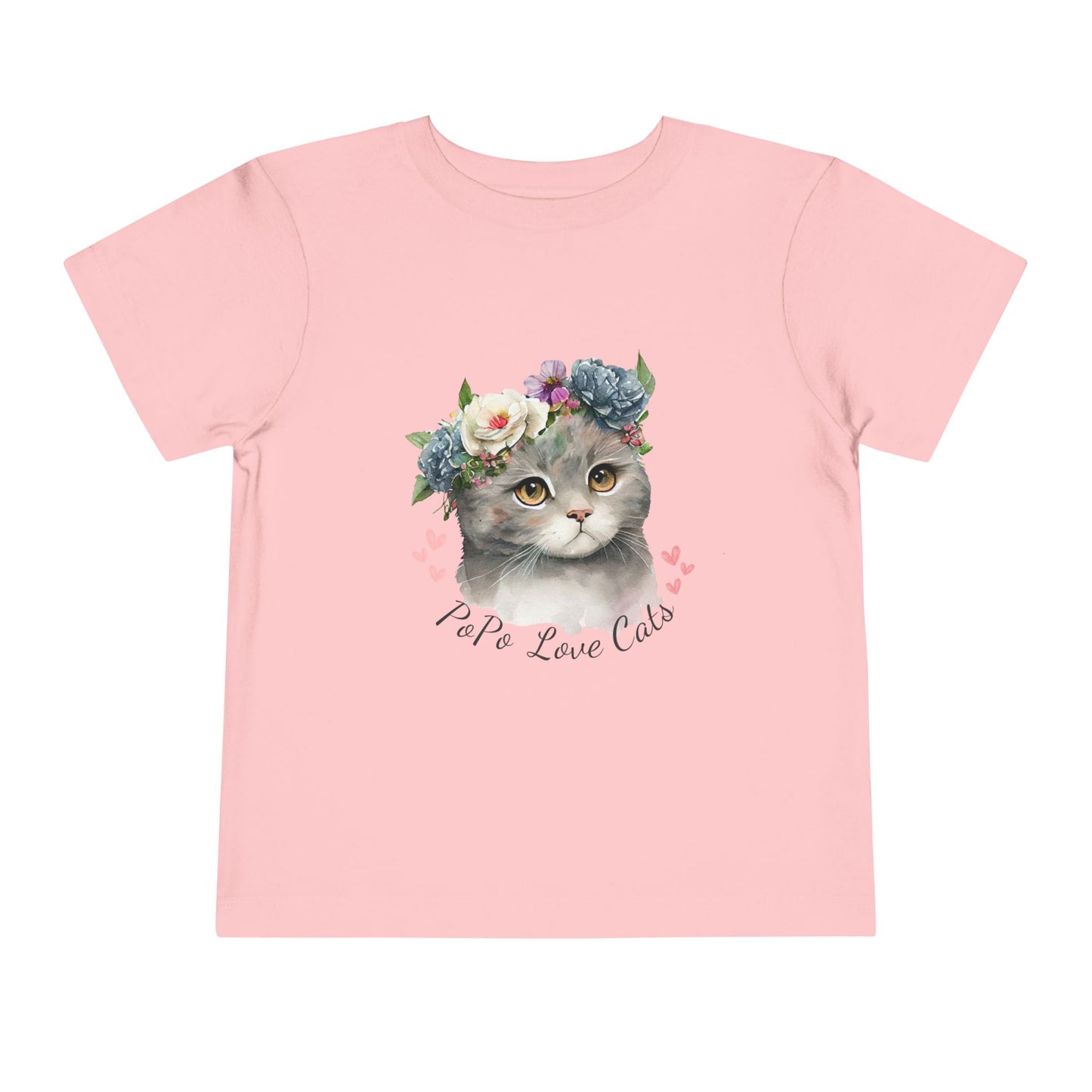Cute Cat Toddler Tee