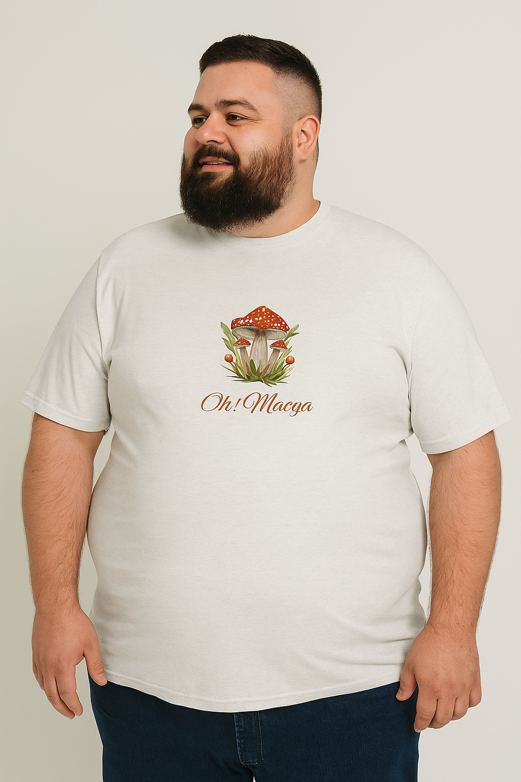 “Oh! Macga” Mushroom T-Shirt