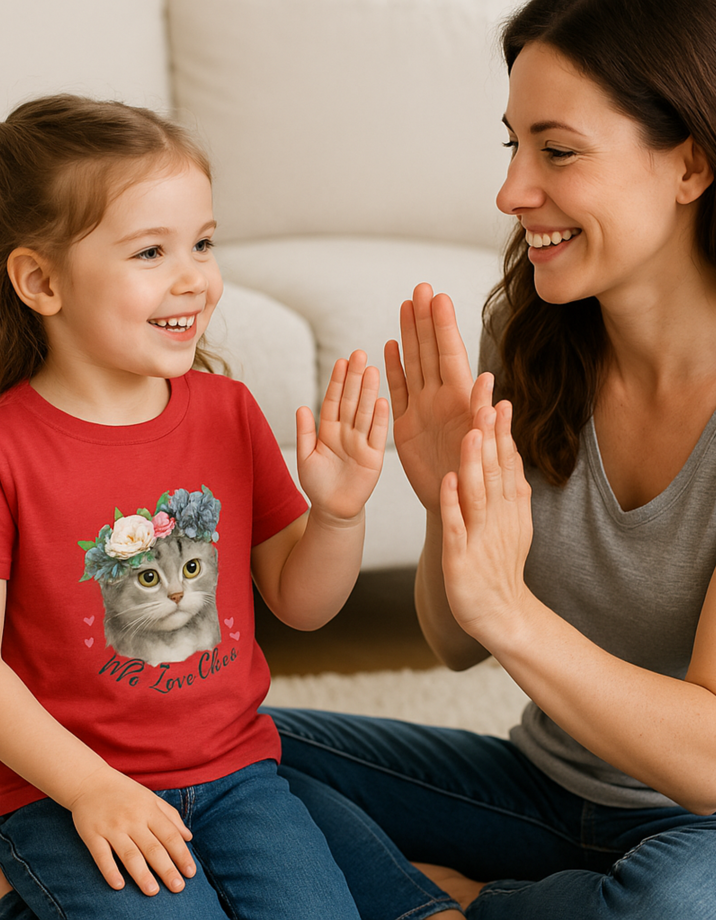 Cute Cat Toddler Tee