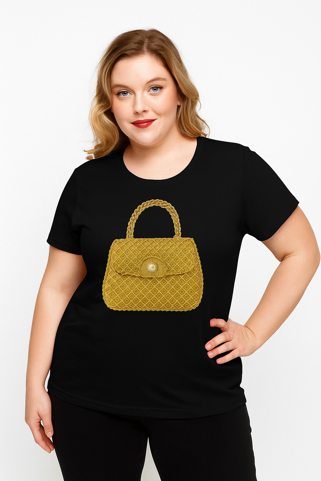 “Golden Glam” Handbag T-Shirt