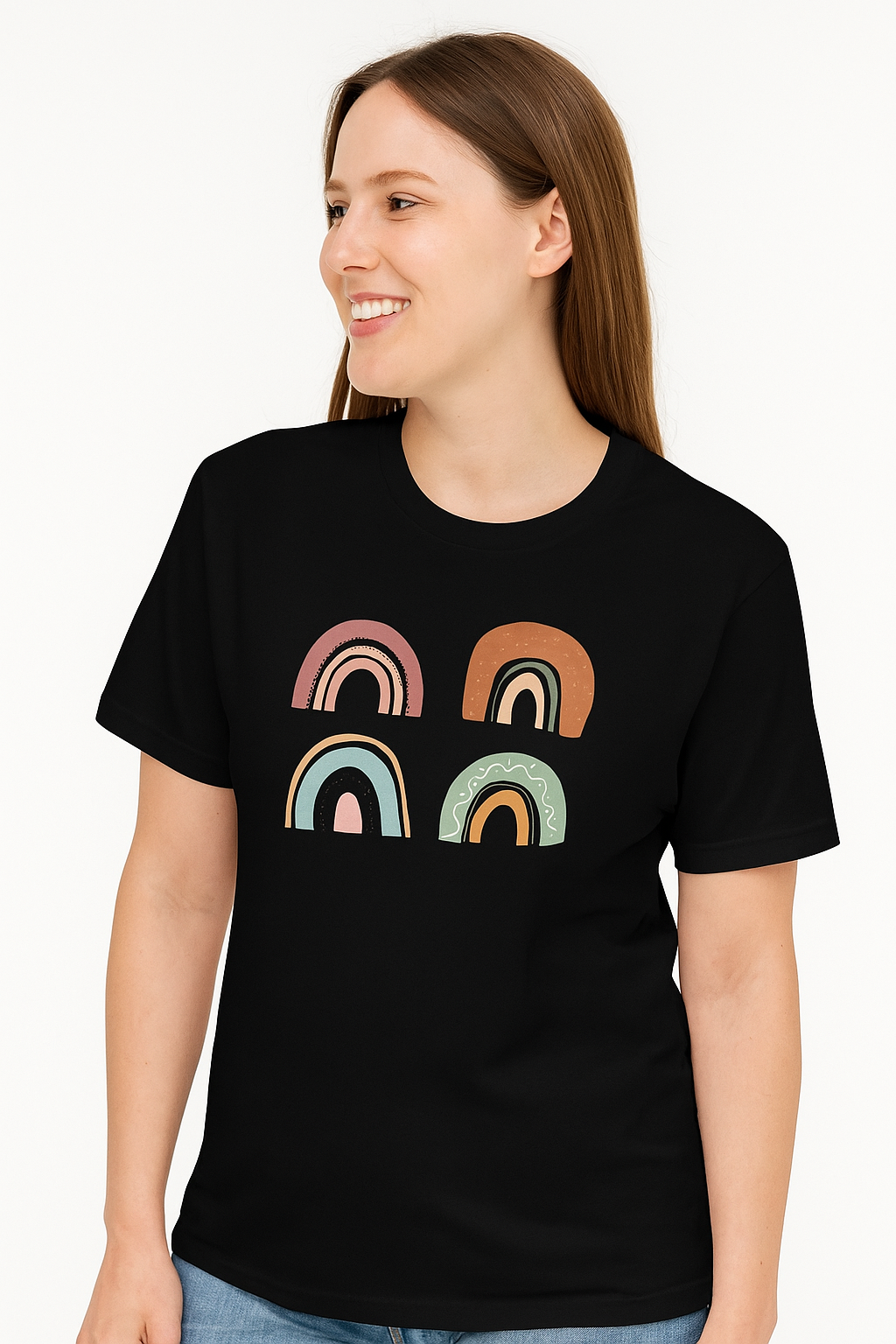 "Boho Rainbow Collection" Graphic T-Shirt