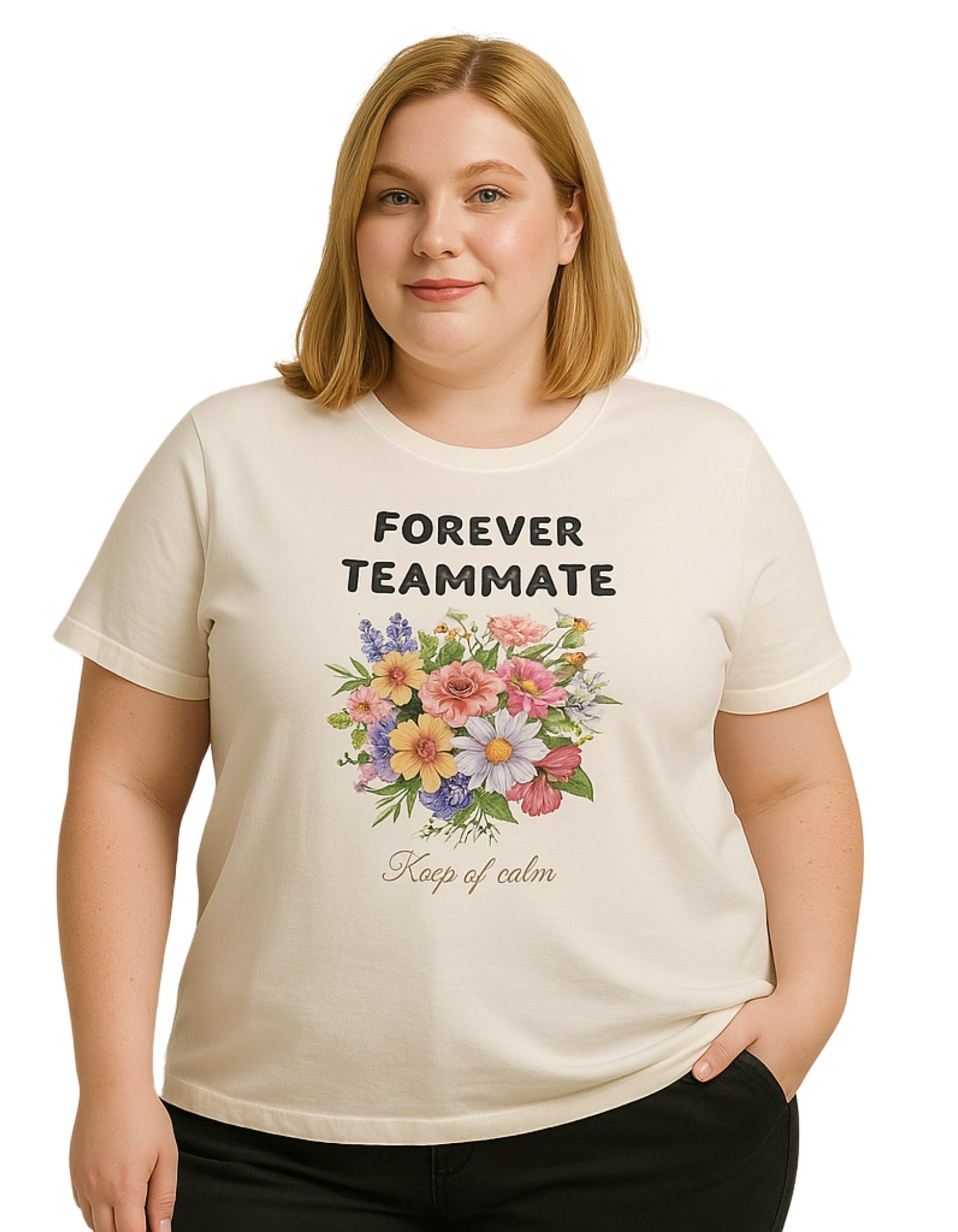 Forever Teammate Floral Tee 1
