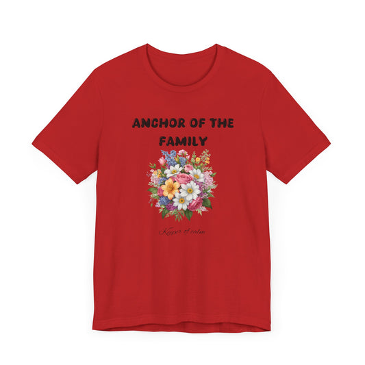 Anchor of the Family Floral Tee
