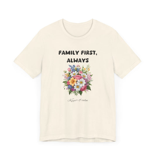 Family First Always Floral  Tee