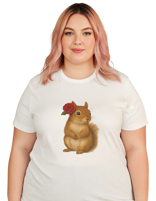 “Rose Squirrel” Tee