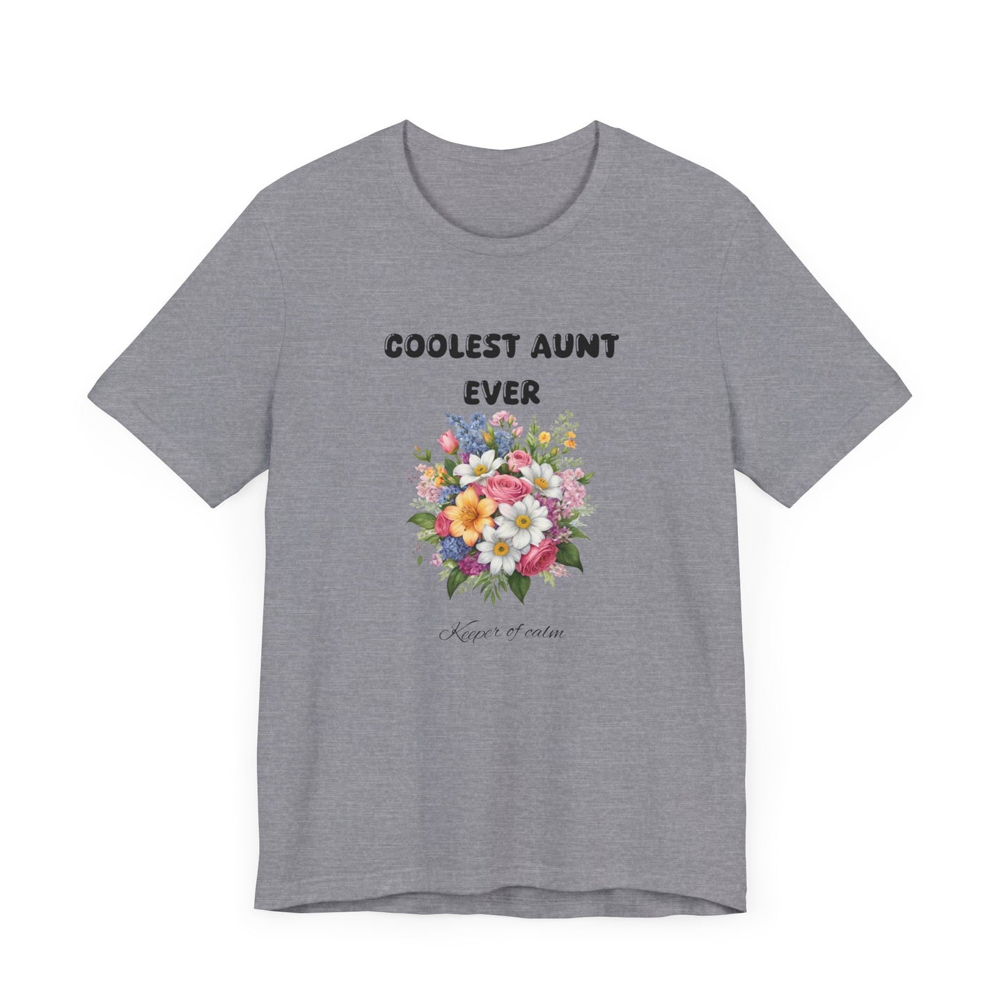 Coolest Aunt Ever Floral Tee