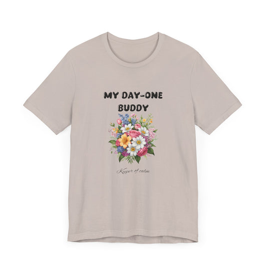 My Day-One Buddy Floral Tee