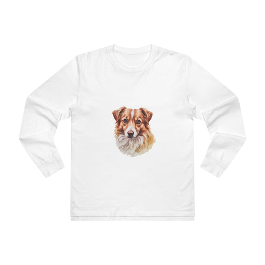 Cute Dog Portrait Design longsleeve