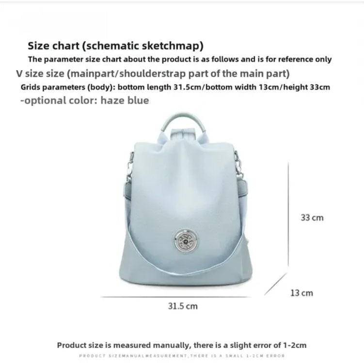 Shoulder Bags Haze Blue New Fashion Leisure Ladies Backpack