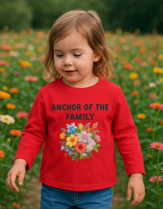 Flower1 Toddler Long Sleeve Tee