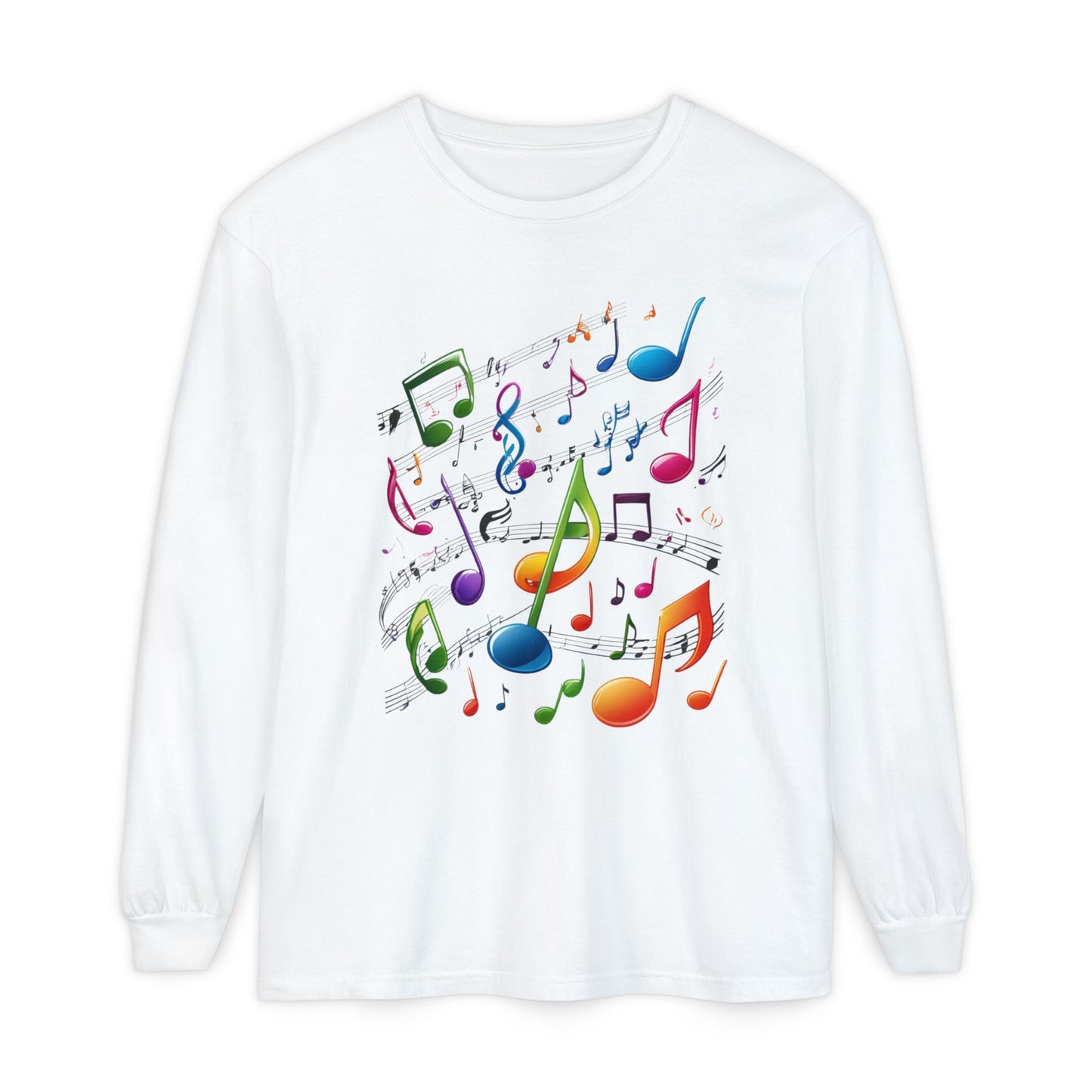 Fun Music Notes 1- Long Sleeve T-Shirt