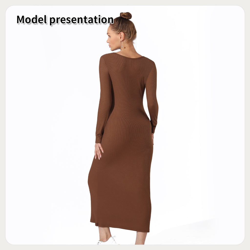Fashion Simple Solid Color Dress for Women