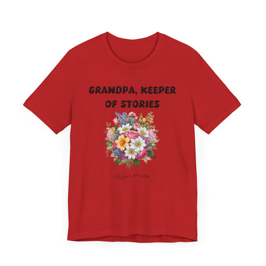 Grandpa Keeper of Stories Tee