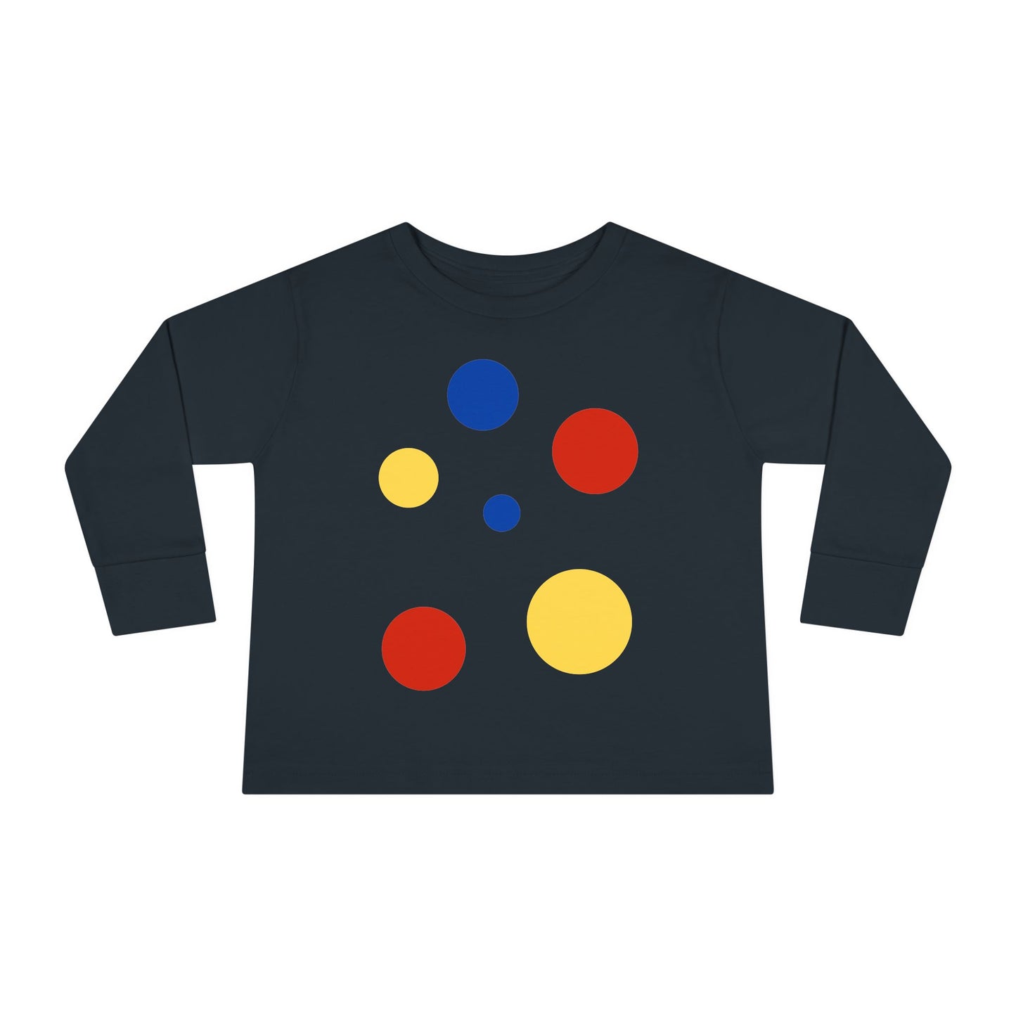 Colorful Polka Dot Toddler Long Sleeve Tee