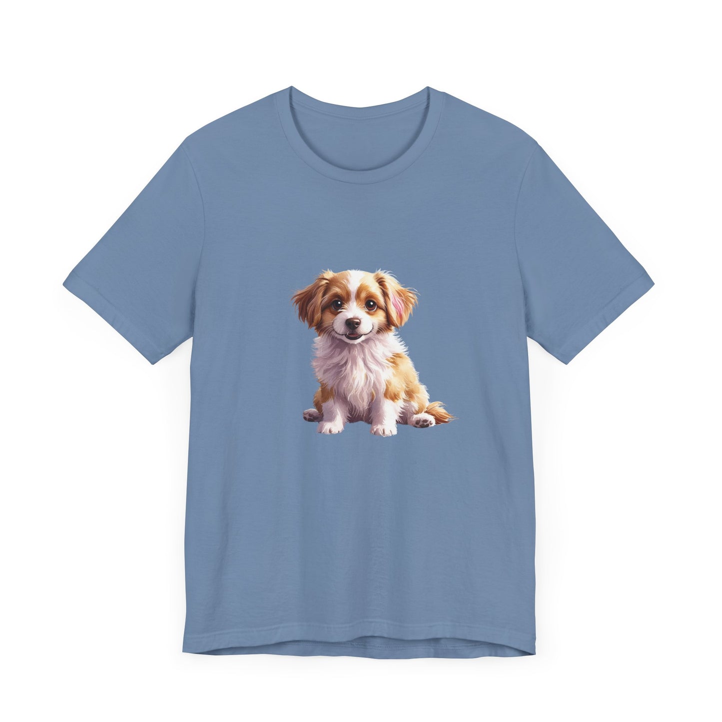 Cute Puppy Graphic  Jersey Tee