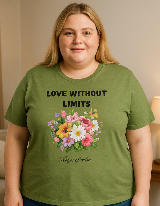 Love Without Limits Floral  Tee