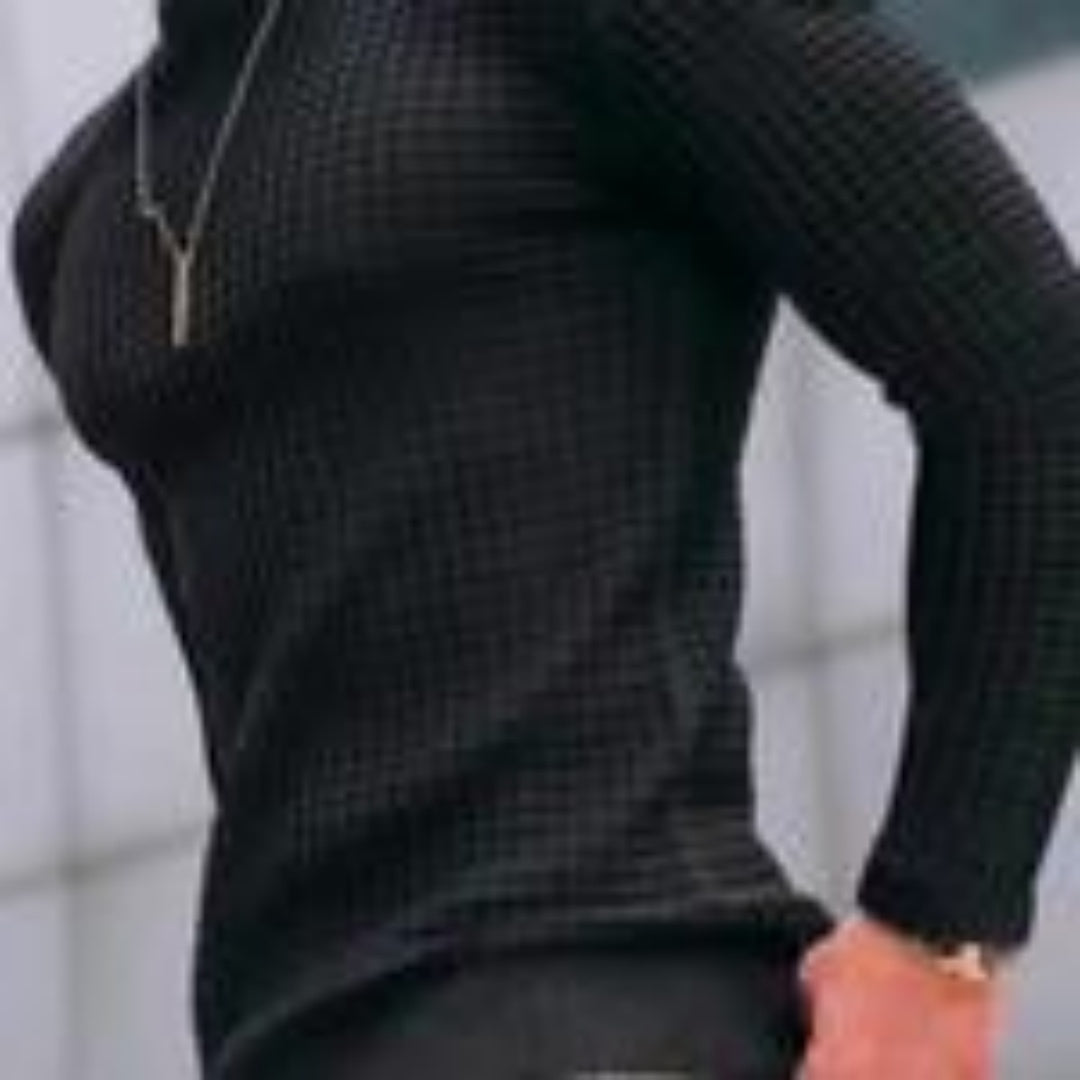 Jacquard Round Neck Hoodie For Men And Women